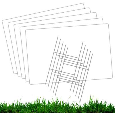 China Modern customize color pp corrugated plastic signs of various sizes and shapes, garden lawn signs and road signs for sale