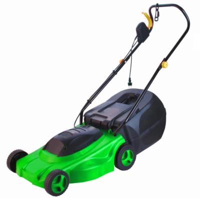 China Electric Lawn Mower with certificates - safe / with a dry battery 1400w for sale