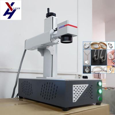 Chine Marqueur laser à fibre optique de bureau pour gravure profonde en métal d'or d'argent à vendre