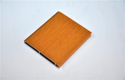 China Perfiles de aluminio del grano de madera para los muebles constructivos, aleación 6063-T5 en venta