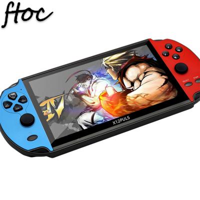 China Support Multi Languages X12 Plus Player Mini Game Retro 7.0 Bit 128 Bit Handheld Pocket Video Game Console for sale