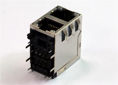 China DA1T101J1 10/100/1000 conector integrado del Magnetics de la base-T RJ45 2x1 en venta