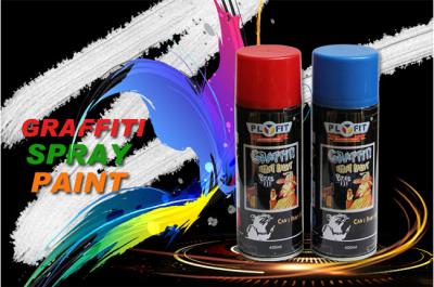 Chine L'acrylique d'ECO a basé le jet du graffiti 400ml peignent plus de 100 couleurs à vendre