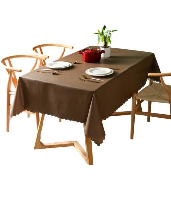 China Customized outdoor waterproof pvc tablecloth party home oilproof tablecloth cover for sale