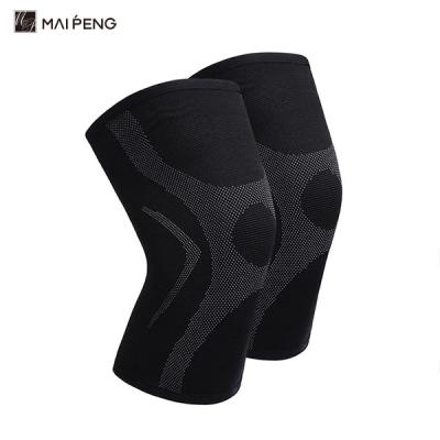 China Manchas de joelho de compressão elástica antiderrapante personalizadas para basquetebol e esportes de ginástica à venda
