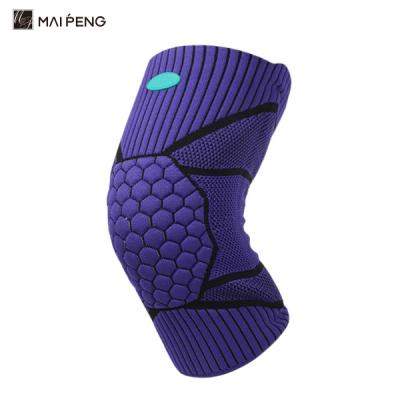 China Compressão Elástico Apoio do Joelho Manga de silicone Equipamento de Proteção Honeycomb Knee Pad à venda