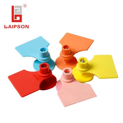 Chine marques d'oreille animales de 48*41mm petites, couleurs électroniques de l'étiquette 5 de RFID disponibles à vendre