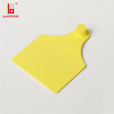 China LAIPSON No Snag Long Neck Blank Laser Printing UHF Calf Rfid Uhf Tag , Rfid Cow Tags for sale