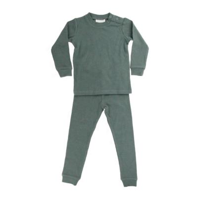 China Wholesale Custom Breathable Color 2pcs Boys Kids Pajamas Cotton Sleepwear Kids Single Pajamas for sale