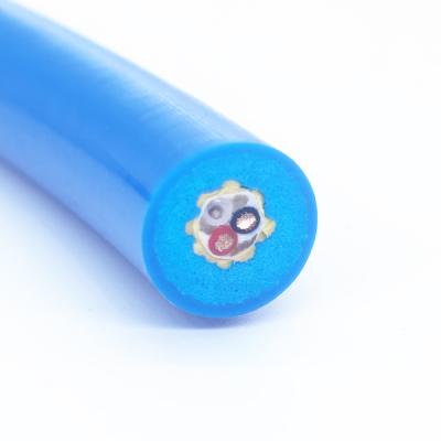 China High-quality PUR double Sheath ROV Tether Underwater cable with gas-guide tube for sale