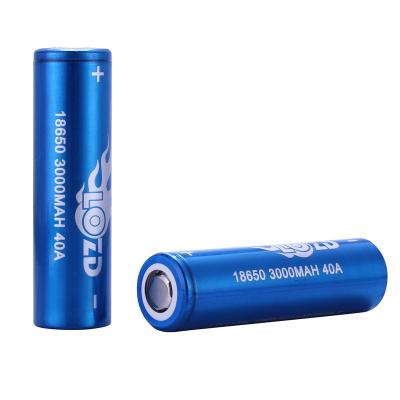 China 2017 lozd 3000mah 40A High quality mine coal device safe explosion protection 18650 Lithium ion battery for sale