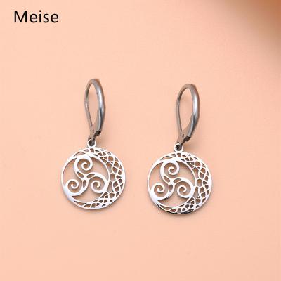 China Other Retro Yiwu Meise Style Earrings Accessories Stainless Steel Earrings MS0161 for sale