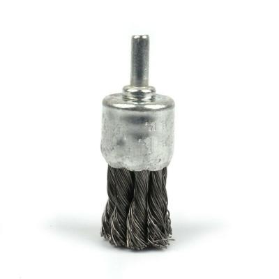 China New Developed Customized Heavy Dust Professional Cleaning Polishing Rust Remover Screw-in Polishing Brushes for sale