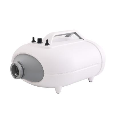 China Durable High Efficiency Moto Stepless Dual Speed Adjustable Pet Hair Strength Dryer Dog Grooming Blower for sale