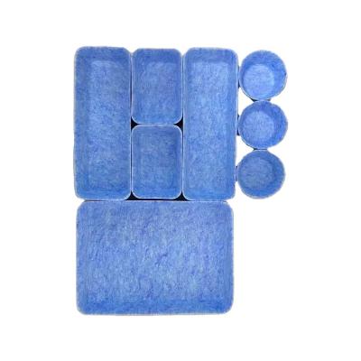 China Simplicity Storage Separable Hard Tray Small Items Storage Dividers Boxes Felt Storage Box for sale