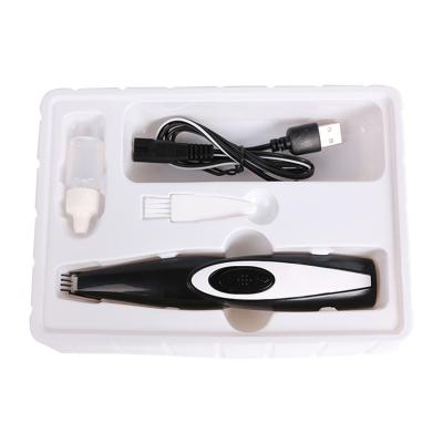 China Viable Home Use Rechargeable Nail Grinder Dog Cat Foot Grooming Shaver Pet Hair Trimmer for sale