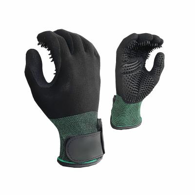 China Wholesale 5 Fingers 2022 Pet Grooming Viable Upgraded Dog Hair Remove Brush Glove for sale