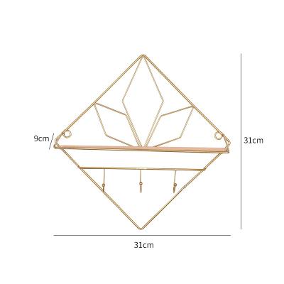 China New Hot Selling Classic/Postmodern Custom Heart Shelf Key Hooks Hanging Hooks Metal Shelving For Room Bathroom for sale