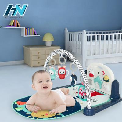 China Educational Toy Baby Soft Music Play Gym Mat Toy Early Learning Stage Counting Pedal Music Piano Baby Play Mat for sale