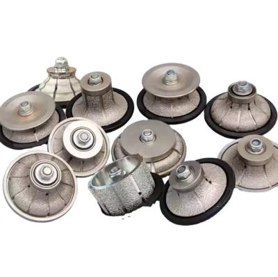 China D75MM*V30 Stone Grinding Profiling Wheel Router Bit for Accurate Stone Profiling for sale