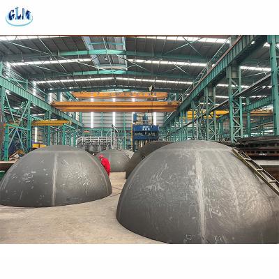 China Carbon Steel Segmented Tank Heads , Hemispherical Dish Heads for sale