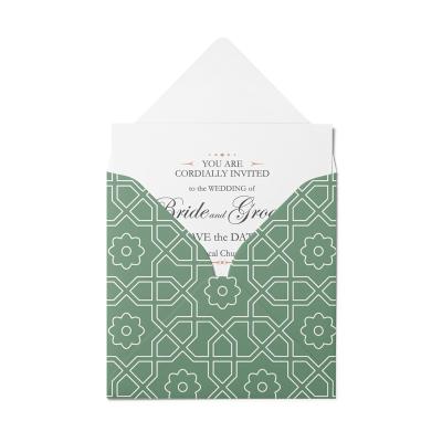 China Wholesale Gift Envelope Luxury Gold Foil Custom Printing Paper Envelopes For Card Packaging Recycled Cardboard Custom Printing Envelopes for sale