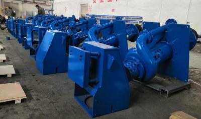 China Bomba molhada da pasta do poço com cor azul alta RAL5015 de Chrome A49 do eixo vertical na pálete de aço à venda