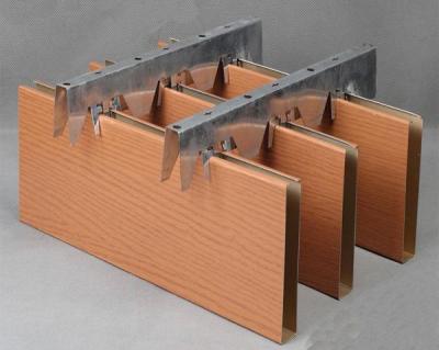 China Suspended Aluminum U Baffle Ceiling Galvanized Steel 600x600mm for sale