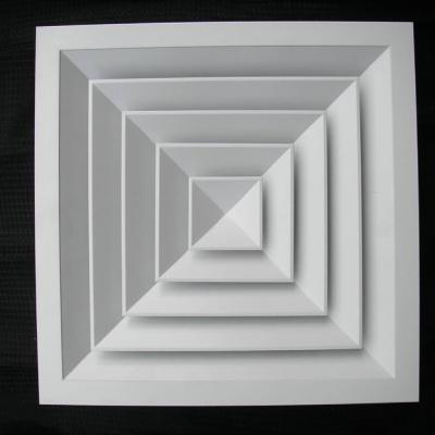 China De quatro vias resistente à corrosão da tira de alumínio industrial do difusor do ar do teto do metal à venda