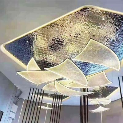 China SS304 Water Wave Stainless Steel Panel Reflective Water Ripple Metal Sheet for sale