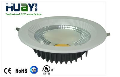 China 3000K / 4000K 1600LM COB Dimmable LED Down Light 20W With 120 Degree Beam Angle for sale