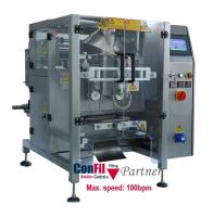 China Servocontrol hechura/relleno/soldadura de la máquina de la vertical de Max Film Width 420m m en venta
