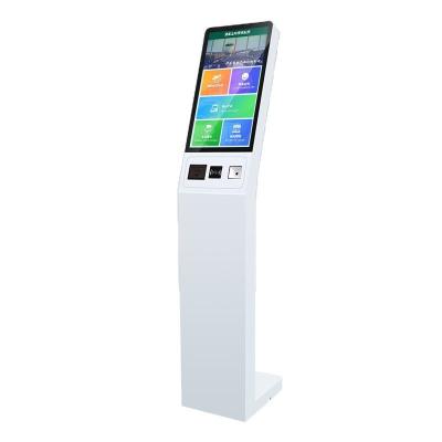 China 21.5 polegadas Terminal de autoatendimento vertical Máquina capacitiva de consulta por toque All-in-One à venda