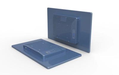 China Caixa de liga de alumínio 21,5 polegadas Industrial Resistivo touch screen PC único sem ventilador à venda