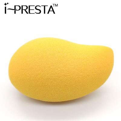 China 2021 Face Base Makeup New Arrival Cosmetics Blender Sponge Mango Fruit Shape Hydrophilic Powder Puff Latex Free for sale