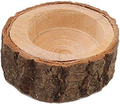 China Eco - Friendly Tea Light Candle Holders , Personalized Wooden Tealight Votive Holder for sale
