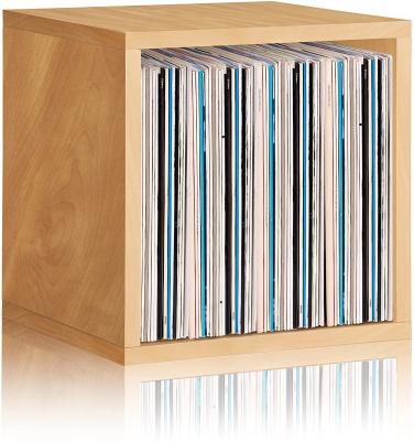 China Sustainable Extra Large Cube Stackable LP Album Shelf , Vinyl Record Storage for sale