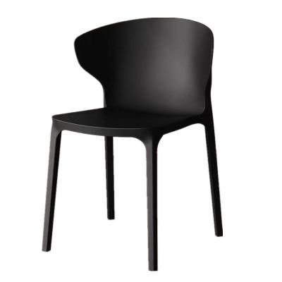 China Modern Nordic Style Outdoor Garden Chair Dining Chair Backrest Environmental Protection PP for sale