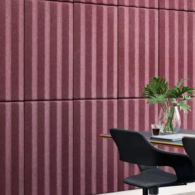 China Tailored Customized Sound Absorbing Panels PET MDF for sale
