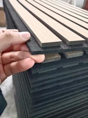 China Architectural Wooden Acoustic Baffle Panel With Fire Resistant And Moisture Proof Core for sale