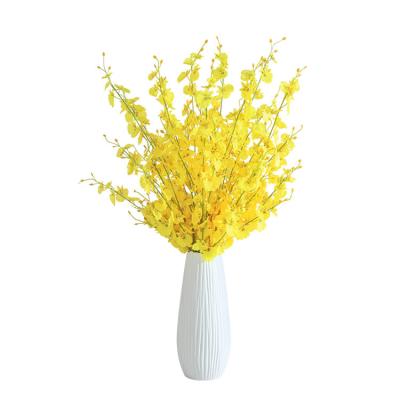 China High Simulation Plant Artificial Flowers Dancing Lady Orchid Wedding Decoration Artificial Dancing Orchid for sale