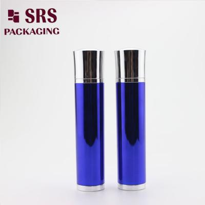 China SRS packaging blue color 30ml vibrating roller ball bottle for eye serum for sale