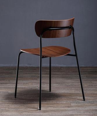 China High Back Slipcovered Restaurant Furniture Dining Vintage Industrial Tubular Iron Metal Kitchen Dining Chair for sale