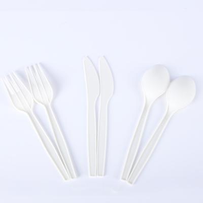 China Eco Friendly Biodegradable Degradable Flatware Set Disposable Forks Forks for sale