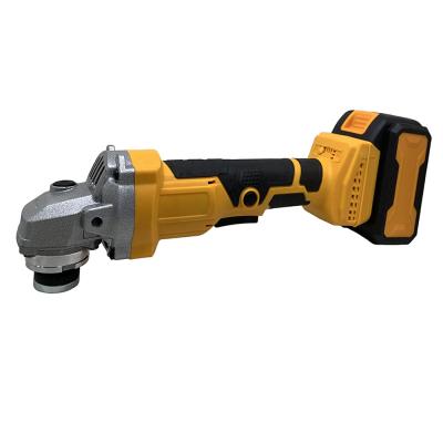 China Large Structural Grinding For Cleaning Or OEM Tools DC 36V Speed Control Button Two Lithium Battery Brushless Portable Cordless Angle Grinder for sale