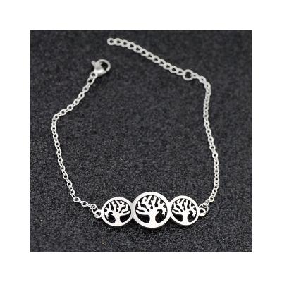 China CLASSIC High Quality Stainless Steel Hamsa Hand Charm Bracelet For Women Men for sale