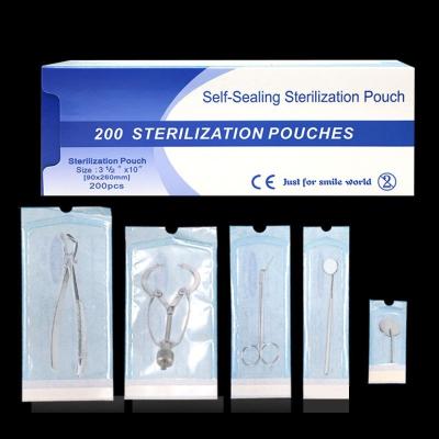 Chine Sac d'emballage de désinfection médicale, pochette auto-scellante, pochettes de stérilisation, sacs de stérilisation, stérilisation auto-scellante à vendre