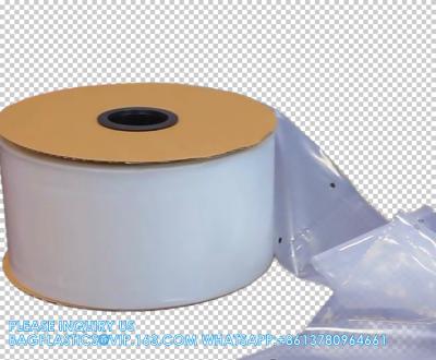 China High Quality Accept Custom Printed LOGO LDPE Plastic Auto Bag Roll Bags Of Pre-Opened Packaging Bags On A Roll for sale