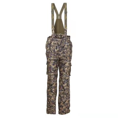 China Waterproof Outdoor Fishing Wading Back Camouflage Raincoat Men Tie Up Pants Hunting Trousers for sale