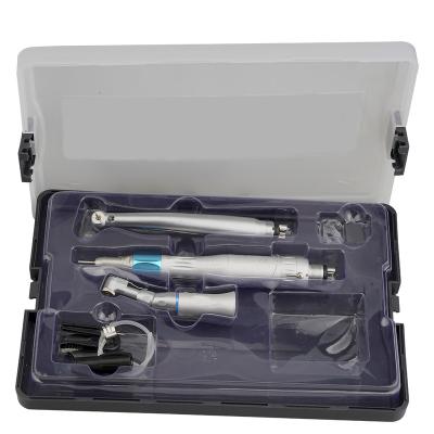 China Dental Clinic Dental Low Speed Handpiece Kit With 1:1 Vs Angle&Straight & 2/4Holes Air Motor/Big LED Handpiece Dental High Speed Kit for sale